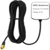 Vehicle Waterproof GPS Active Antenna 28dB Gain, 3-5VDC, with SMA Male Connector - 2Pack view 2