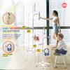 Rolling Gooseneck Floor Stand | CTA Rolling Gooseneck Stand W/Metal Basket, Cradle, and Handle | for Apple iPad 7/8/9 Gen. 10.2" Inch | iPad Pro 11" Inch & 12" Inch | Samsung A7 & A8 | (PAD-CGSWAO) view 3