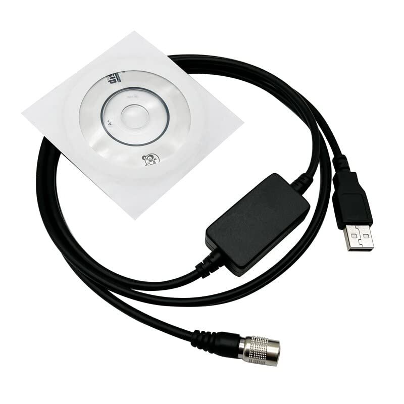 LADELE USB Data Download Cable Compatible with Wind8 Win7 Winxp for Total Stations