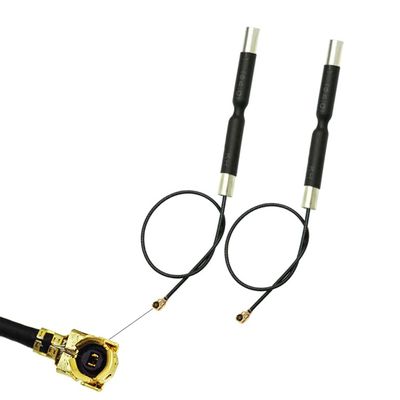 2.4G /5G/5.8GHZDual Band Copper Tube Internal Antenna IPEX Interface omnidirectional WiFi Module PCB Antenna RG1.13 Cable PCI-E- 2Pack