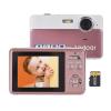 Andoer 4K Compact Digital Camera Video Camcorder 2.4 Inch IPS Screen 16X Digital Zoom Anti-Shake Smile Capture Built-in Flash Battery with 32GB Memory Card for Kids Teens Friends view 1