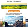 Andoer 4K Compact Digital Camera Video Camcorder 2.4 Inch IPS Screen 16X Digital Zoom Anti-Shake Smile Capture Built-in Flash Battery with 32GB Memory Card for Kids Teens Friends view 3
