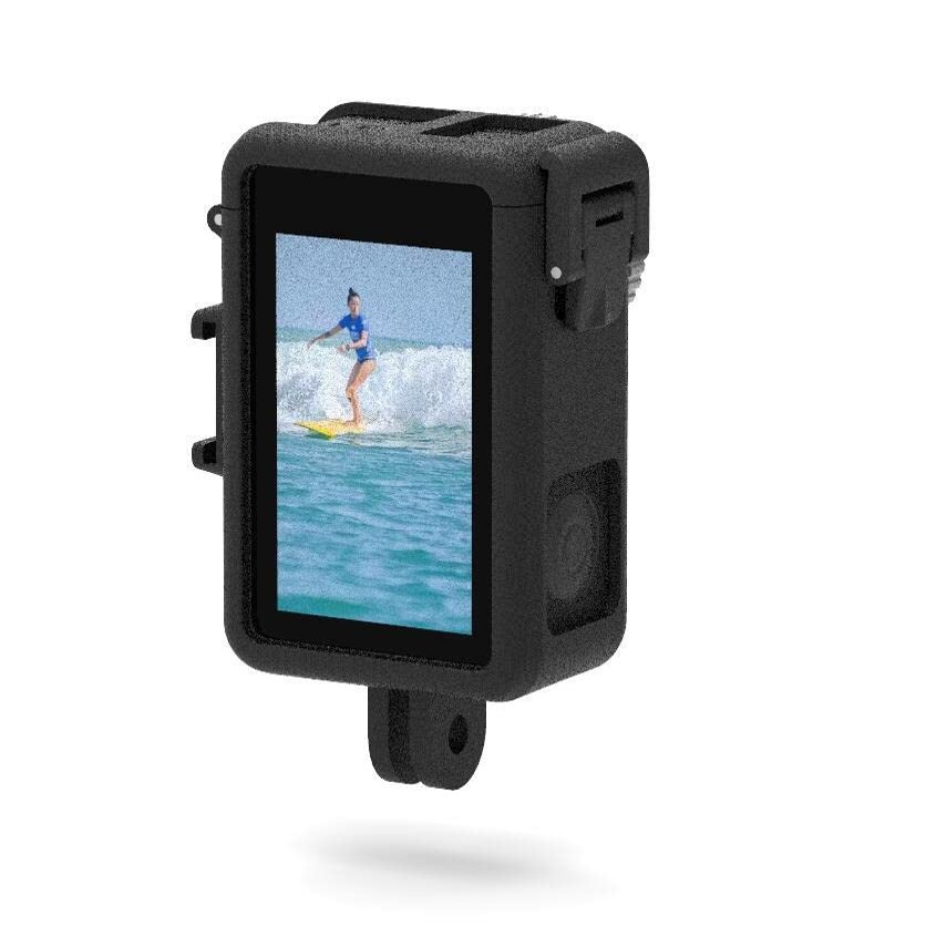 Action Camera Protection Frame Shell Housing Case for DJI osmo Action 3,Camera Protector Cage with Buckle Design,11 * 5 * 3cm