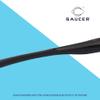 SAUCER Replacement Rubber Earsocks Temple Sleeve for Oakley Chainlink OO9158 | Chainlink Asian Fit(AF) OO9252 Sunglass - Black view 3