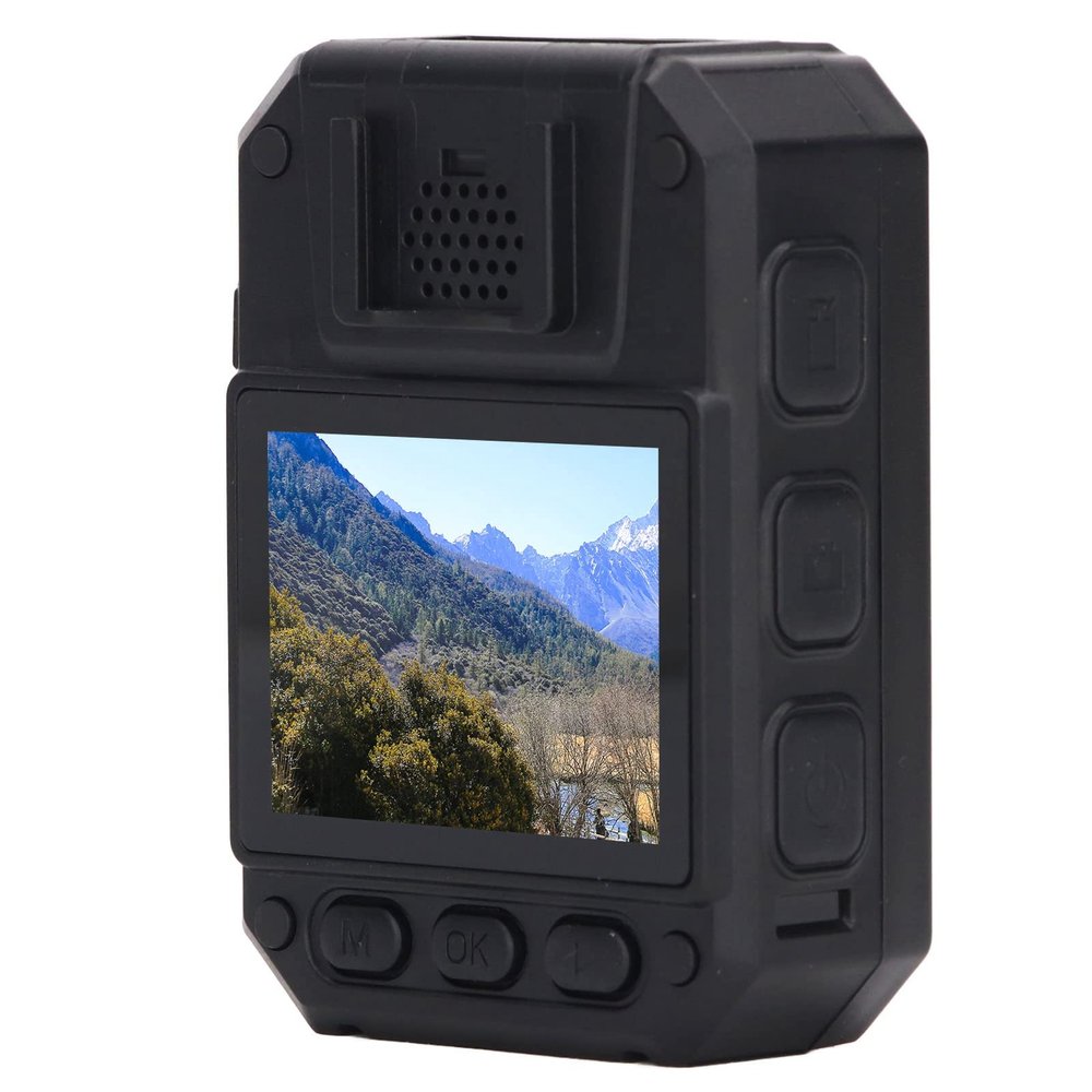 Pilipane Mini Body Cam Video Recorder Portable Wearable Camera Infrared Night Sight with 2in Display for Traffic Law Enforcement Video Recorder