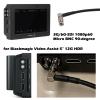 HangTon 6G SDI Video Cable for Blackmagic Micro Studio Camera 4K G2, Video Assist 4K 5" Monitor, DJI Lightbridge 2, Right Angle High Density HD Micro BNC to BNC Male 45cm view 2