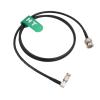 HangTon 6G SDI Video Cable for Blackmagic Micro Studio Camera 4K G2, Video Assist 4K 5" Monitor, DJI Lightbridge 2, Right Angle High Density HD Micro BNC to BNC Male 45cm view 4