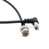 HangTon 6G SDI Video Cable High Density for Blackmagic Video Assist 4K 5" Monitor, Micro Studio Camera 4K G2, 1080p 2160p Right Angle HD Micro BNC to BNC Male 60cm view 2
