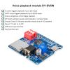 Diitao 2pcs Voice Playback Module Board MP3 Player Music Voice Module Board, 5W 64MBit Flash Serial Control SD/TF Card IO Trigger Serial Adapter Control Playback Module DY-SV5W view 2
