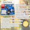 Diitao 2pcs Voice Playback Module Board MP3 Player Music Voice Module Board, 5W 64MBit Flash Serial Control SD/TF Card IO Trigger Serial Adapter Control Playback Module DY-SV5W view 3