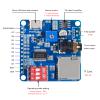 Diitao 2pcs Voice Playback Module Board MP3 Player Music Voice Module Board, 5W 64MBit Flash Serial Control SD/TF Card IO Trigger Serial Adapter Control Playback Module DY-SV5W view 4