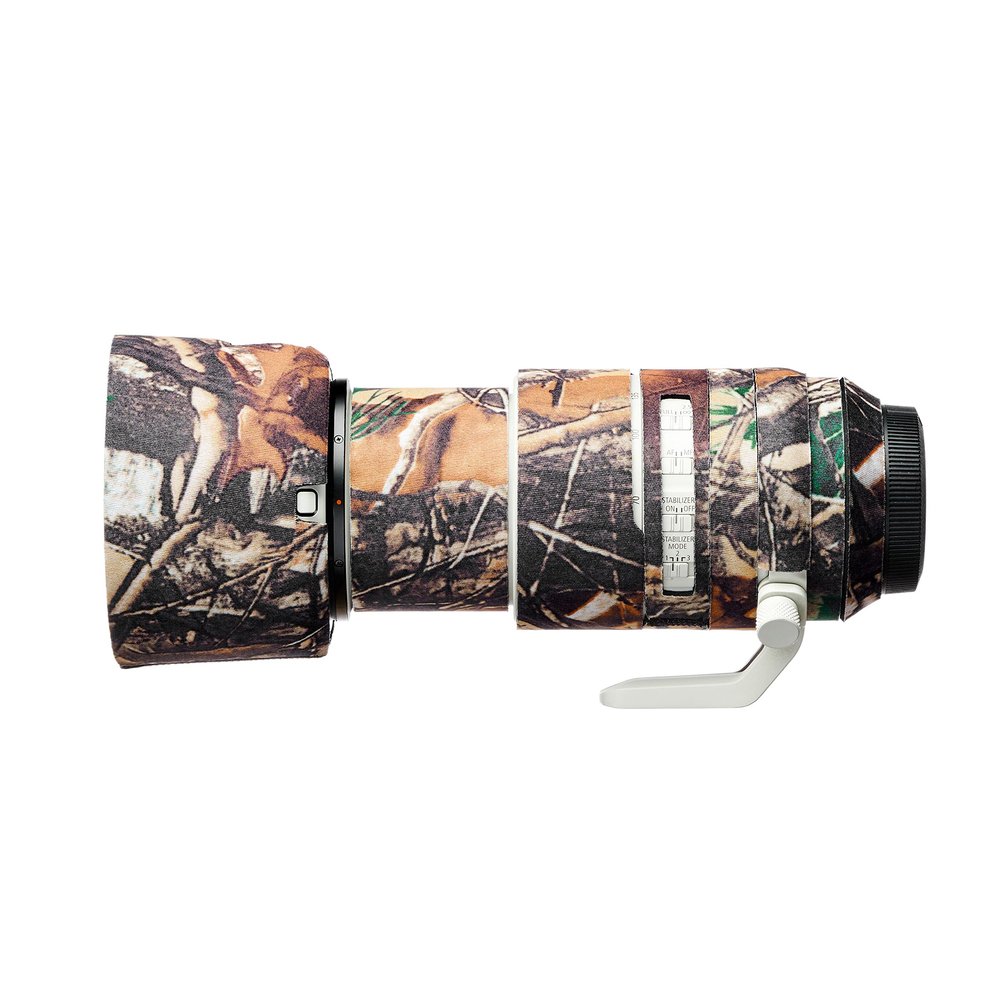 easyCover Lens protection camouflage cover Neoprene Lens Protection Compatible with Canon RF 70-200mm F2.8L IS USM (Forest Camouflage)