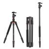 Andoer 153cm/60in Portable Camera Tripod Stand Aluminum Alloy with Detachable Monopod 360Rotatable Ball Head 10kg/22lbs Load Capacity with Carry Bag for DSLR Camera Camcorder Smartphone view 1