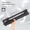 Andoer 153cm/60in Portable Camera Tripod Stand Aluminum Alloy with Detachable Monopod 360Rotatable Ball Head 10kg/22lbs Load Capacity with Carry Bag for DSLR Camera Camcorder Smartphone view 2