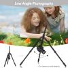 Andoer 153cm/60in Portable Camera Tripod Stand Aluminum Alloy with Detachable Monopod 360Rotatable Ball Head 10kg/22lbs Load Capacity with Carry Bag for DSLR Camera Camcorder Smartphone view 4