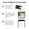AIYATO 2 Pack Key Finder Smart Bluetooth Tracker Item Finder Work with Apple Find My Item Locator Anti-Lost Device for Keys, Bags and More Global Positioning iOS Only (White) view 3