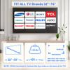 No Drill Drywall TV Mount, No Stud TV Wall Mount for 32-75 Inch Most Brand TVs up to 150lbs, Easy Install no Stud Studless TVs Wall Mount, Included All Hardware-Level Bubble Meter view 4