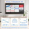 No Drill Drywall TV Mount, No Stud TV Wall Mount for Most Brand 22-55 Inch TVs up to 100 lbs, Easy Install No Stud Studless TVs Wall Mount, Include All Hardware- Level Bubble Meter view 3