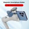 HAFOKO OM6 Metal Magnetic Phone Holder with Cold Shoe for Microphone Smartphone Tripod Mount Compatible for DJI OM 6 /OM 5/OM 4 Smartphone Handheld Gimbal Stabilizer Accessories view 2