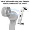 HAFOKO OM6 Metal Magnetic Phone Holder with Cold Shoe for Microphone Smartphone Tripod Mount Compatible for DJI OM 6 /OM 5/OM 4 Smartphone Handheld Gimbal Stabilizer Accessories view 3