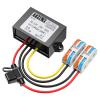 12VDC to 24VDC Vonverter 5A 120W, 12 to 24V Step up Converter with Fuse Waterproof and Wire Terminal Block, 12 to 24 Volt Converter for Golf Cart LED Light Truck Vehicle Boat (Accept DC9-20V Inputs) view 1
