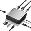 ALOGIC 7-in-1 Dual 4K Universal Compact Docking Station, 2X HDMI, USB-A, USB-C, 100W PD, Gigabit Ethernet, SD Card Reader, USB-C Power Input, for Windows/MacOS/ChromeOS Computers. view 1