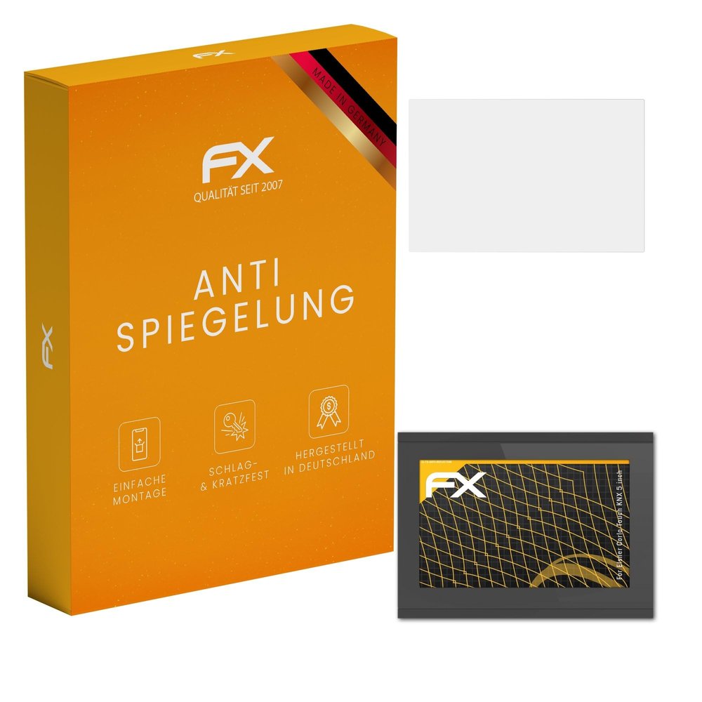 atFoliX Screen Protector compatible with Elsner Corlo Touch KNX 5 inch Screen Protection Film, anti-reflective and shock-absorbing FX Protector Film (2X)