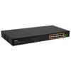 BV-Tech 16 Ports PoE+ Switch (16 Gigabit Ethernet Ports | 1 Ethernet +1 SFP Uplink) -230W - Fanless Desktop Design, Sturdy Metal Housing - 802.3af/at view 1