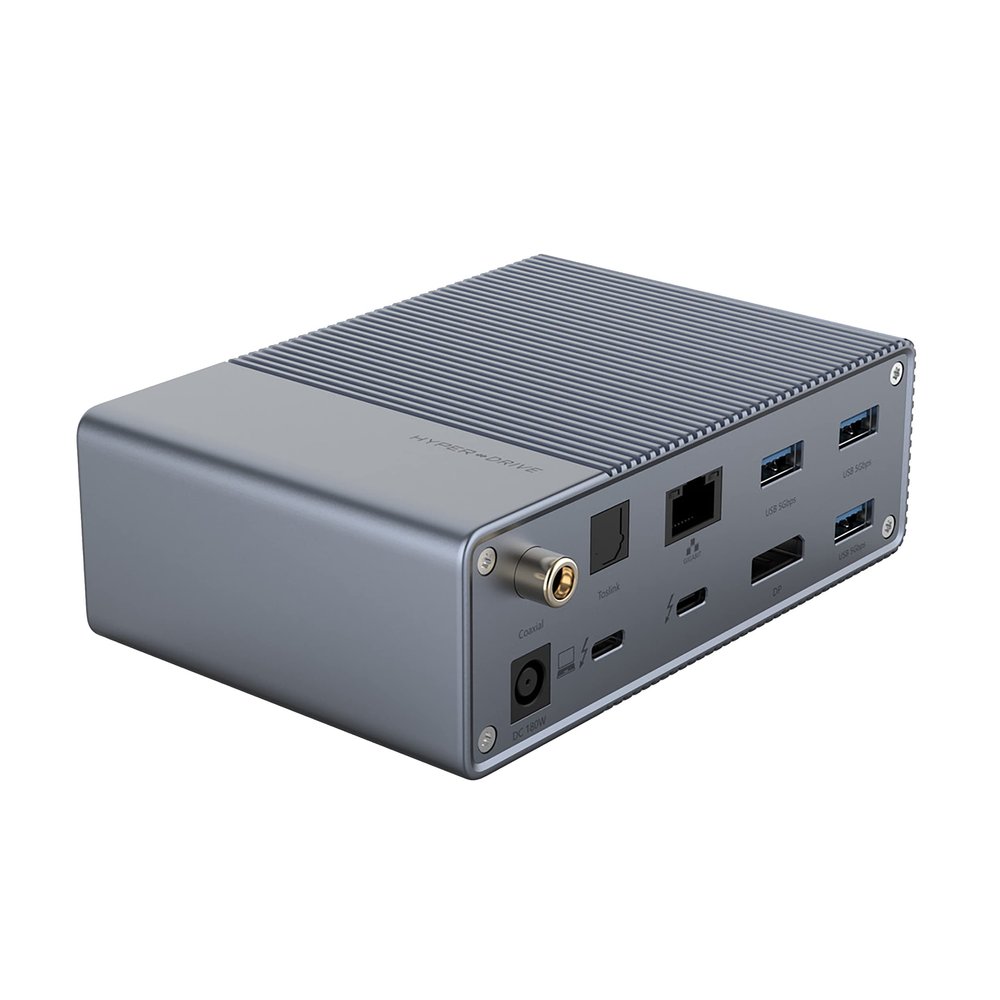 HyperDrive USB-C & Thunderbolt 4 GEN2 14-in-1 Dock for MacBook Pro/Air, iPad, PC - High-Speed Thunderbolt Docking Station - 40Gbps, Gigabit Ethernet, 85W PD