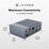 HyperDrive USB-C & Thunderbolt 4 GEN2 14-in-1 Dock for MacBook Pro/Air, iPad, PC - High-Speed Thunderbolt Docking Station - 40Gbps, Gigabit Ethernet, 85W PD view 4