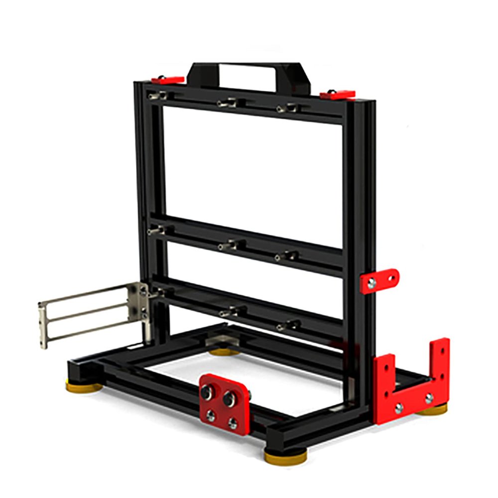 Aluminum Alloy Open Case Gaming Computer Chassis Desktop Bracket Water Cooling Box Matx Personality Creativity