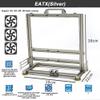 Aluminum Alloy Open Case Gaming Computer Chassis Desktop Bracket Water Cooling Box Eatx Personality Creativity view 2