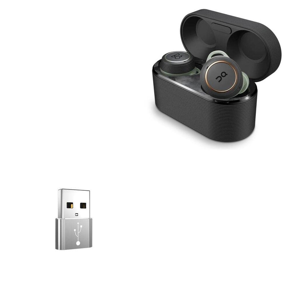 BoxWave Adapter Compatible with Bang & Olufsen Beoplay E8 Sport - USB-A to C PortChanger (5-Pack), Type-C OTG Convert Charging Data Adapter - Metallic Silver