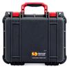 Black & Red Pelican 1400 case with foam. view 1