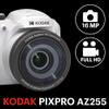 Kodak PIXPRO AZ255-WH 16MP Digital Camera 25X Optical Zoom 24mm Wide Angle Lens Optical Image Stabilization 1080P Full HD Video 3" LCD Vlogging Camera (White) view 3