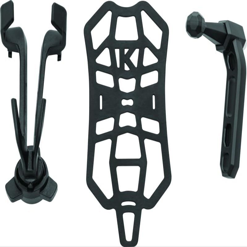 Kuryakyn 6432 Universal Free-Flex Device and Cup Holder - Perch Mount