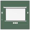 60" Electric Motorised Projector Screen Support 4:3 FHD Movie Projection Screen with Remote Control, for Wall or Ceiling view 1