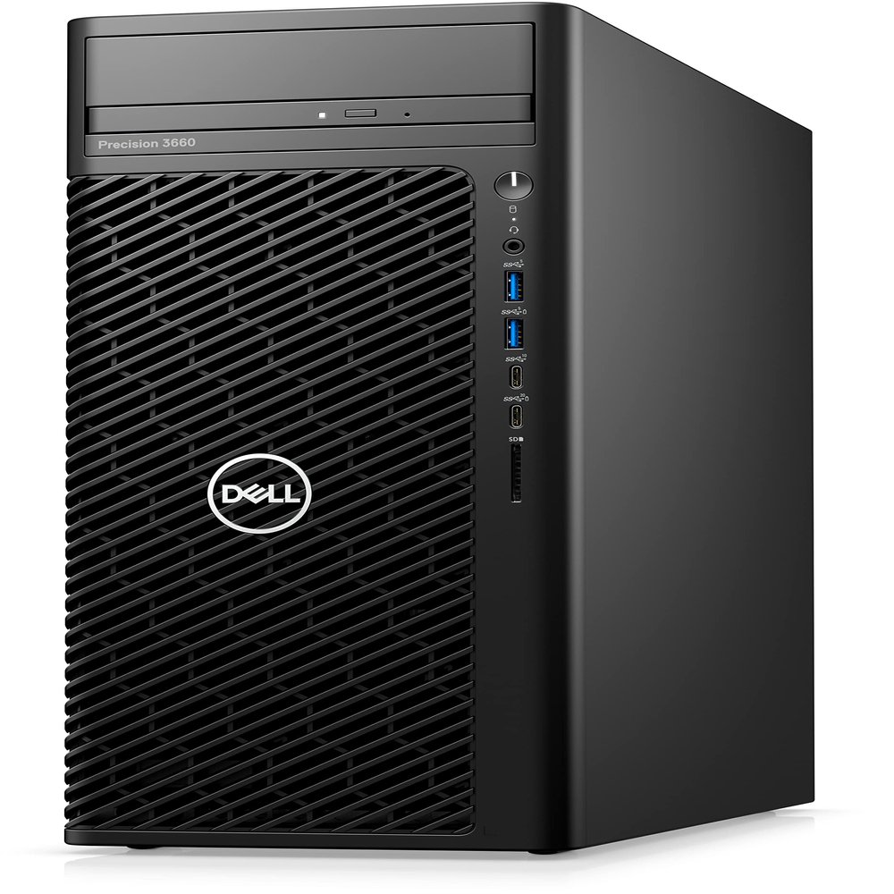 Dell Precision 3660 Workstation Desktop (2022) | Core i7-12700K - 1TB SSD Hard Drive - 8GB RAM | 12 cores @ 5 GHz Win 11 Pro Black (Renewed)