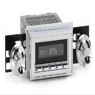 RetroSound RetroRadio AM FM Stereo 09-79 Chrome Compatible with 1960-62 Buick Electra