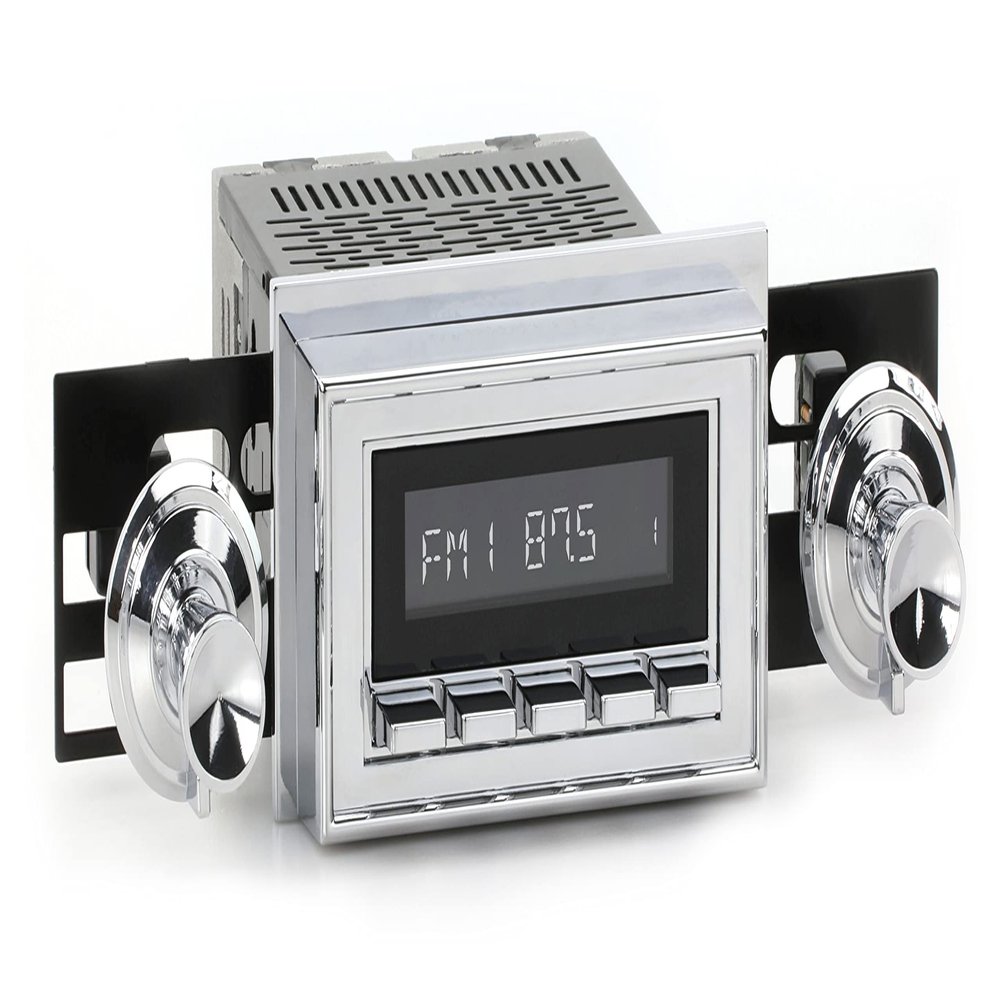 RetroSound RetroRadio AM FM Stereo 09-79 Chrome Compatible with 1960-62 Buick Electra