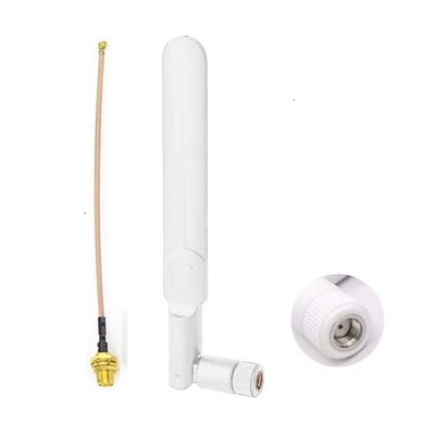 Dual Band WiFi Antenna 2.4GHz 5GHz 5.8GHz 9dBi MIMO RP-SMA Male Antenna for WiFi Router Wireless Network Card USB Adapter Security IP Camera Video Surveillance Monitor with SMA IPEX Cable