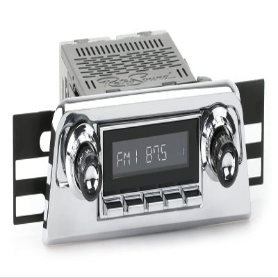 RetroSound RetroRadio AM FM Stereo 25-85 Chrome Compatible with 1961-63 Ford Thunderbird