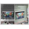 Projection Screen 60 Inch with Remote, 4:3 HD Projector Movie Screen, Foldable Motorised Movie Screen, Anti-Crease, for Home - Easy Ceiling or Wall Installation view 2