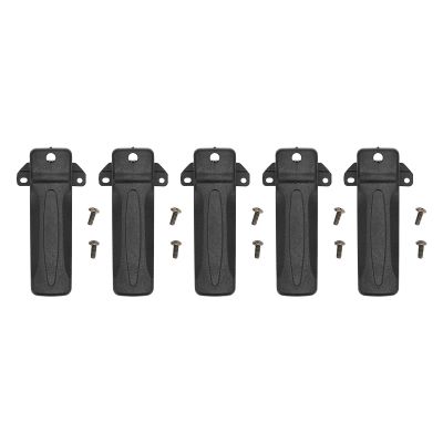 Belt Clip,Radio Clip,5Pcs Radio Belt Clip Portable Durable Plastic Replacement Radio Belt Clip for Kenwood TK3207 TK2207 TK3207G TK2207G, radio clip belt holster clamp replacement portable for ke
