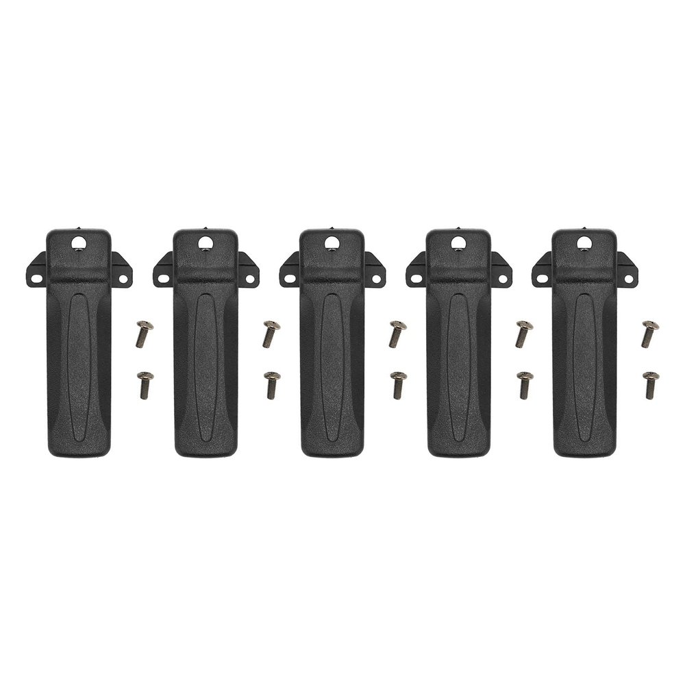 Belt Clip,Radio Clip,5Pcs Radio Belt Clip Portable Durable Plastic Replacement Radio Belt Clip for Kenwood TK3207 TK2207 TK3207G TK2207G, radio clip belt holster clamp replacement portable for ke
