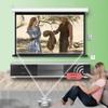 Electric Projection Screen - 60" 4:3/16:9 Aspect Ratio - Full HD 3D Projector Screen + Remote Control, for Wall or Ceiling Mounting (Size : 60in 16:9) view 4