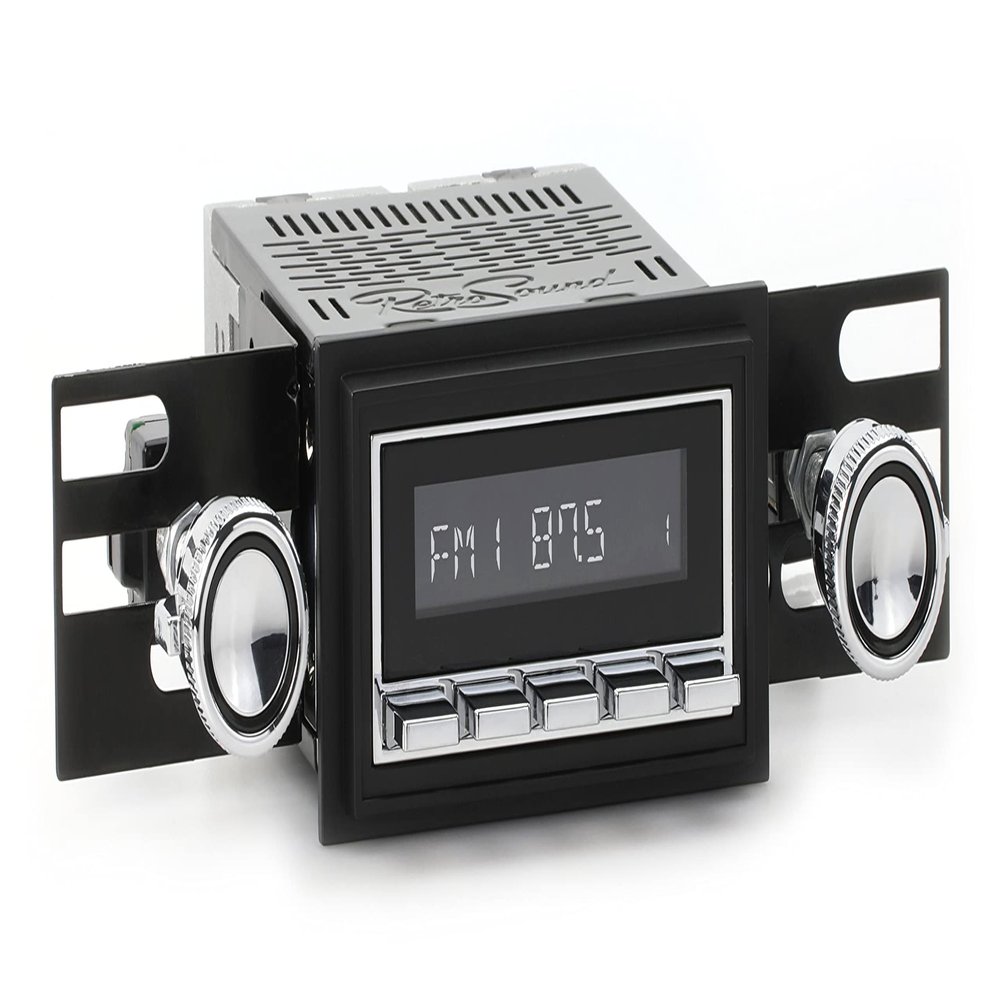 RetroSound RetroRadio AM FM Stereo 08-80 Chrome Compatible with 1973-75 Pontiac Grand Ville