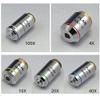 RADHAX Microscope Kit 4X 10X 20X 40X 100X 195 Achromatic Objectives Microscope Lens Adapters (Color : 20X) view 2