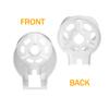 Bangcheer Wall Mount for TP-Link Deco X68/XE75/AXE5300 Mesh Wi-Fi 6 System, Space-Saving Wall Hanging Bracket Holder for Wi-Fi Booster, Cable Organizer Without Messy, Easy Installation (2Pack) view 2