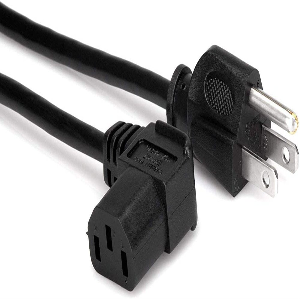 DIGITMON 6FT Premium 3Prong Right Angled AC Power Cable Cable Compatible with for DELL 7040 Desktop Computer PC